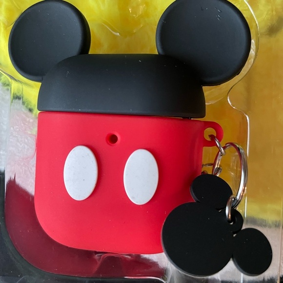 Disney Mickey Mouse Red and Black Airpods Case, mickey Mause airpods 1&2 G. - Picture 9 of 15